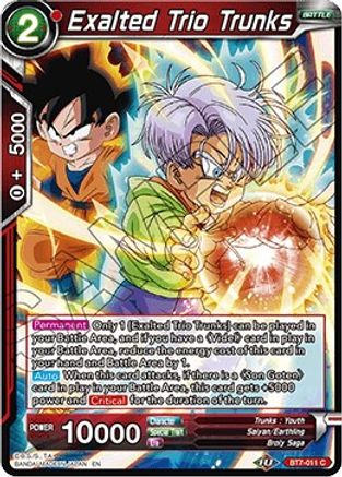 Exalted Trio Trunks (BT7-011) - Assault of the Saiyans Foil