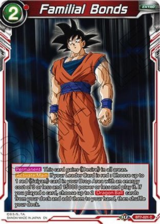 Familial Bonds (BT7-021) - Assault of the Saiyans