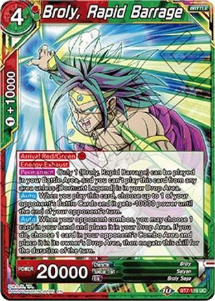 Broly, Rapid Barrage (BT7-116) - Assault of the Saiyans Foil