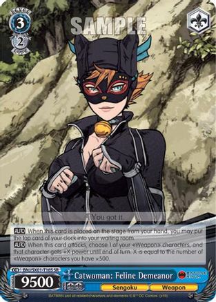 Catwoman: Feline Demeanor (SR) (BNJ/SX01-T16S SR) - Batman Ninja