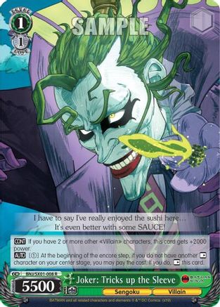 Joker: Tricks up the Sleeve (BNJ/SX01-008 R) - Batman Ninja