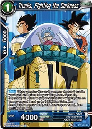Trunks, Fighting the Darkness (BT7-031) - Assault of the Saiyans Foil