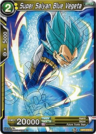 Super Saiyan Blue Vegeta (BT7-076) - Assault of the Saiyans Foil