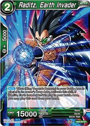 Raditz, Earth Invader (SD9-02) - Assault of the Saiyans Foil