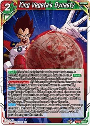King Vegeta's Dynasty (SD9-05) - Assault of the Saiyans Foil