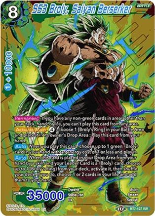 SS3 Broly, Saiyan Berserker (BT7-127) - Assault of the Saiyans