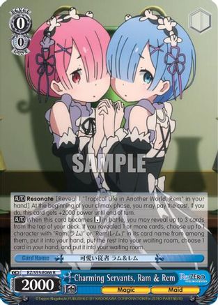 Charming Servants, Ram & Rem (RZ/S55-E066 R) - Re:ZERO Vol.2
