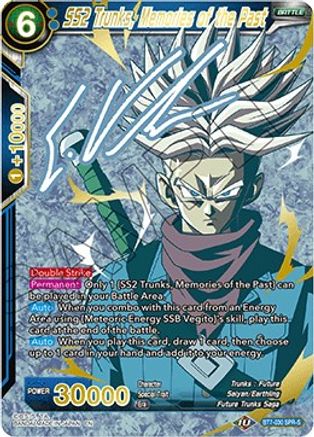 SS2 Trunks, Memories of the Past (SPR Signature) (BT7-030) - Assault of the Saiyans