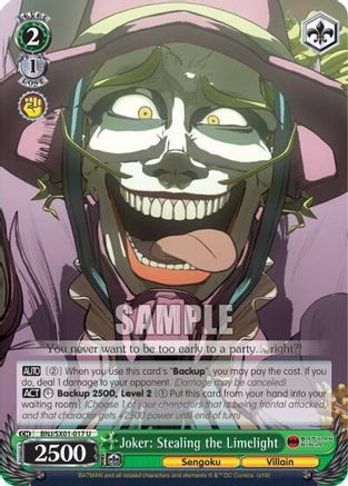 Joker: Stealing the Limelight (BNJ/SX01-017 U) - Batman Ninja