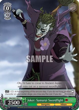 Joker: Samurai Swordfight (BNJ/SX01-021 C) - Batman Ninja