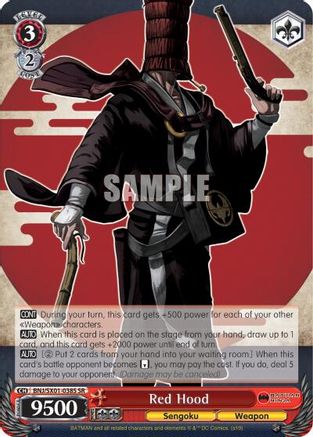 Red Hood (SR) (BNJ/SX01-038S SR) - Batman Ninja