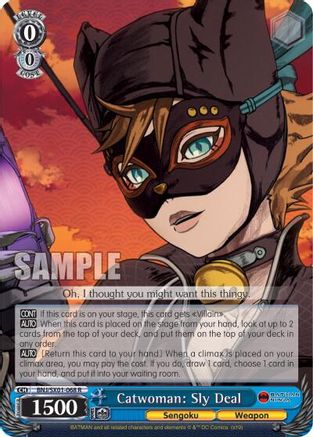 Catwoman: Sly Deal (BNJ/SX01-068 R) - Batman Ninja