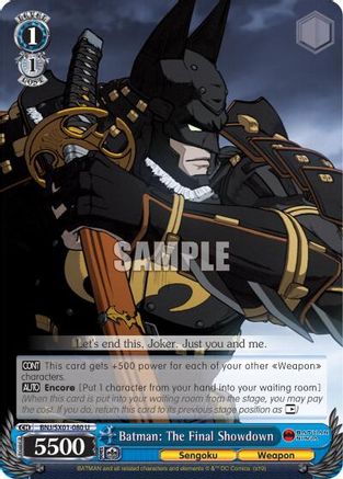 Batman: The Final Showdown (BNJ/SX01-080 U) - Batman Ninja