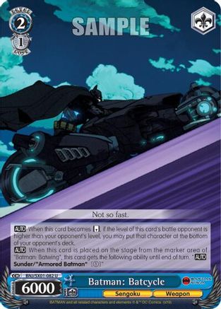 Batman: Batcycle (BNJ/SX01-082 U) - Batman Ninja
