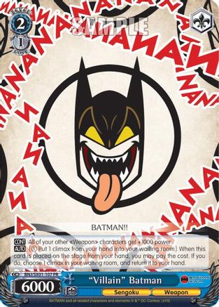 "Villain" Batman (BNJ/SX01-107 PR) - Batman Ninja