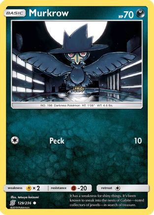 Murkrow (129) 129/236 SM Unified Minds - Common