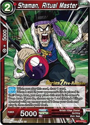 Shaman, Ritual Master (BT7-019_PR) - Assault of the Saiyans PreRelease Cards