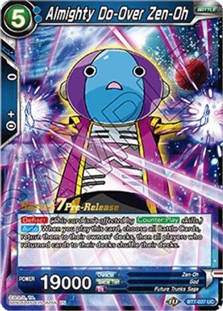 Almighty Do-Over Zen-Oh (BT7-037_PR) - Assault of the Saiyans PreRelease Cards