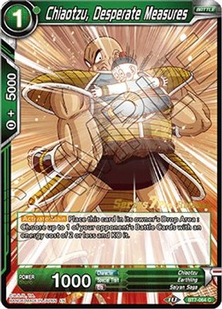 Chiaotzu, Desperate Measures (BT7-064_PR) - Assault of the Saiyans PreRelease Cards