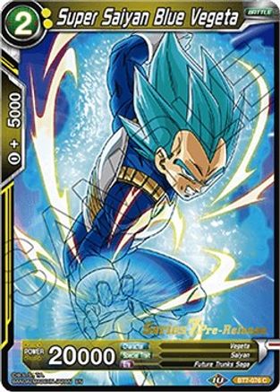 Super Saiyan Blue Vegeta (BT7-076_PR) - Assault of the Saiyans PreRelease Cards