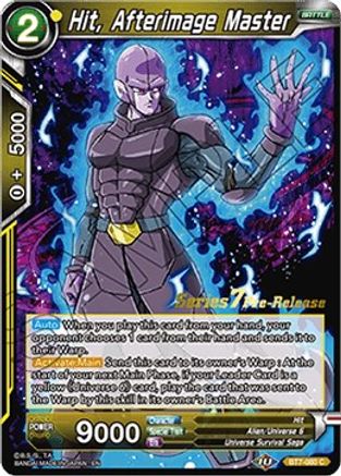 Hit, Afterimage Master (BT7-080_PR) - Assault of the Saiyans PreRelease Cards