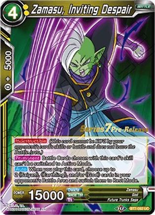 Zamasu, Inviting Despair (BT7-092_PR) - Assault of the Saiyans PreRelease Cards