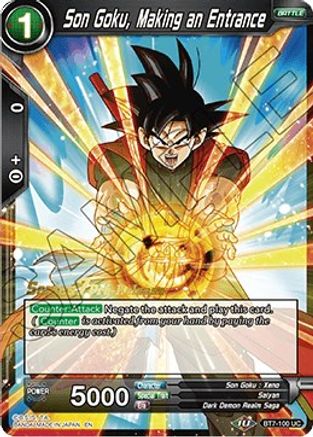Son Goku, Making an Entrance (BT7-100_PR) - Assault of the Saiyans PreRelease Cards