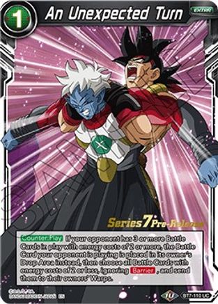 An Unexpected Turn (BT7-110_PR) - Assault of the Saiyans PreRelease Cards