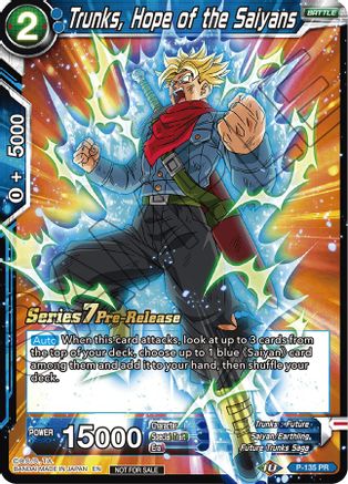 Trunks, Hope of the Saiyans (Alt Art) (P-135) - Promotion Cards