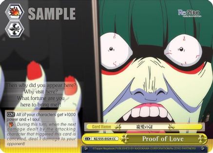 Proof of Love (RZ/S55-E024 CC) - Re:ZERO Vol.2