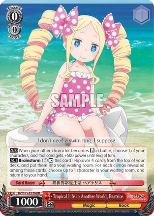 Tropical Life in Another World, Beatrice (RZ/S55-E026 RR) - Re:ZERO Vol.2