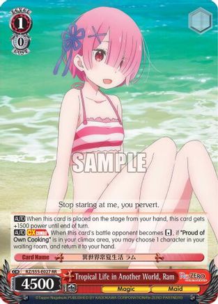 Tropical Life in Another World, Ram (RZ/S55-E027 RR) - Re:ZERO Vol.2