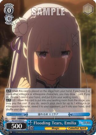 Flooding Tears, Emilia (RZ/S55-E083 C) - Re:ZERO Vol.2
