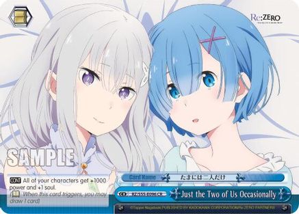 Just the Two of Us Occasionally (RZ/S55-E096 CR) - Re:ZERO Vol.2