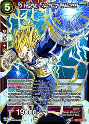SS Vegeta, Exploiting Weakness (DB1-002) - Draft Box 04 Dragon Brawl