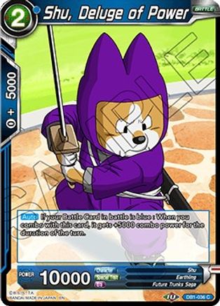 Shu, Deluge of Power (DB1-036) - Draft Box 04 Dragon Brawl Foil