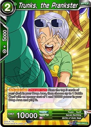 Trunks, the Prankster (DB1-044) - Draft Box 04 Dragon Brawl Foil