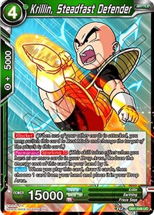 Krillin, Steadfast Defender (DB1-049) - Draft Box 04 Dragon Brawl Foil