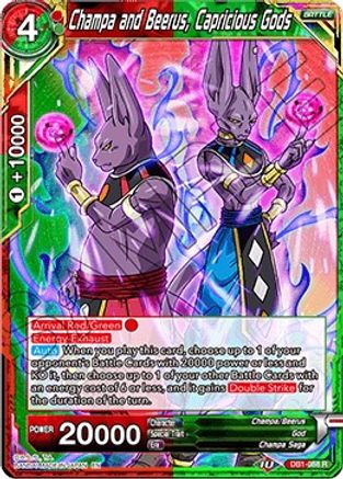 Champa and Beerus, Capricious Gods (DB1-088) - Draft Box 04 Dragon Brawl