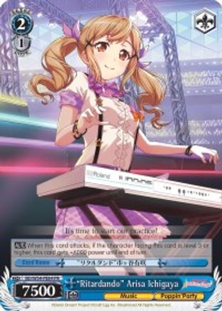 "Ritardando" Arisa Ichigaya (BD/W54-PE05 PR) - BanG Dream! Girls Band Party!