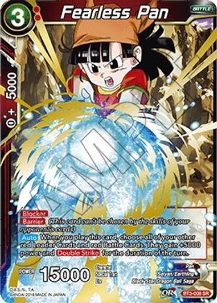 Fearless Pan (Shatterfoil) (BT3-008) - Draft Box 04 Dragon Brawl Foil