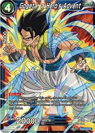 Gogeta, a Hero's Advent (EX07-04) - Expansion Deck Box Set 07 Magnificent Collection Fusion Hero Foil