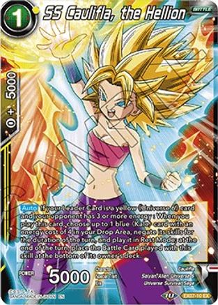 SS Caulifla, the Hellion (EX07-10) - Expansion Deck Box Set 07 Magnificent Collection Fusion Hero Foil