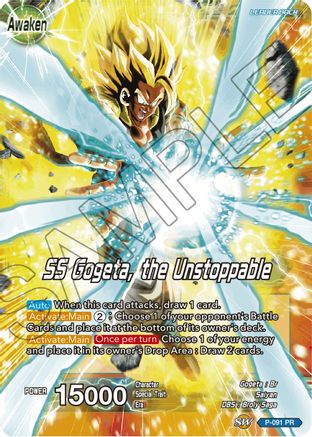 Gogeta // SS Gogeta, the Unstoppable (P-091) - Expansion Deck Box Set 07 Magnificent Collection Fusion Hero