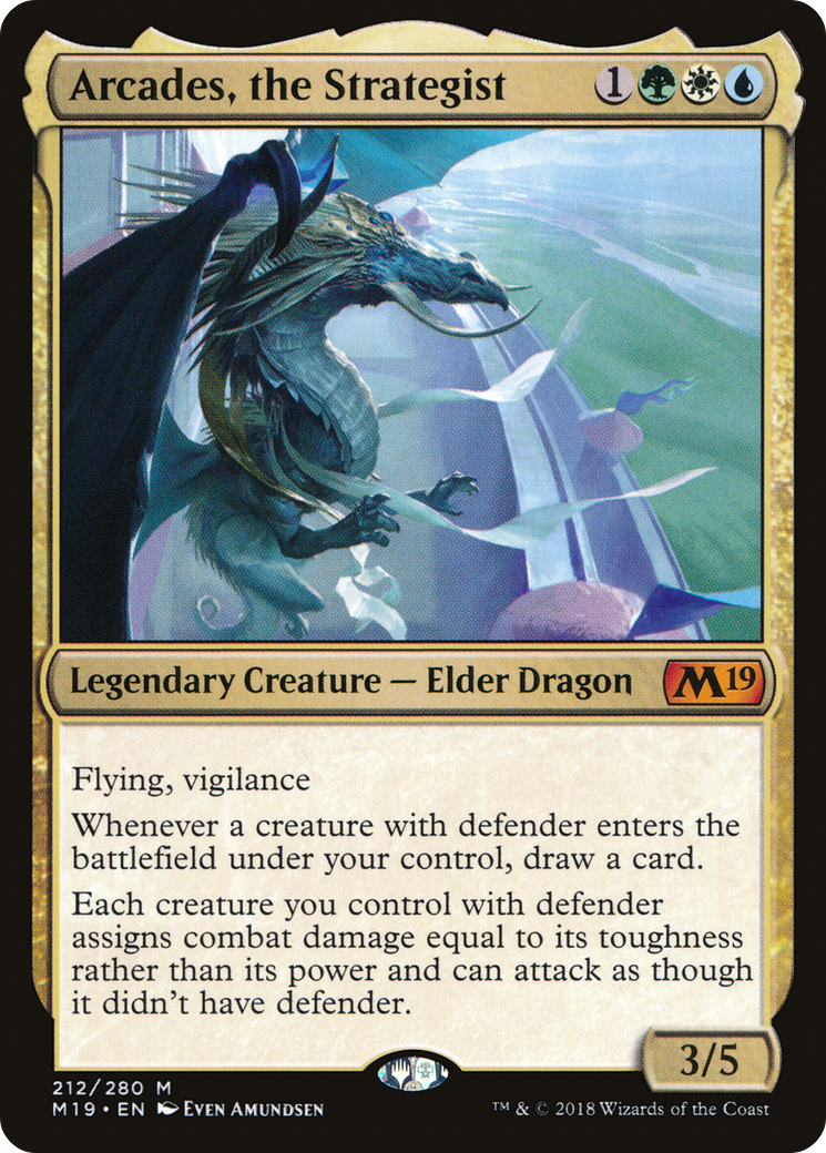 Arcades, the Strategist (M19-212) - Core Set 2019 Foil