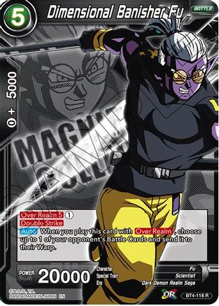 Dimensional Banisher Fu (BT4-118) - Expansion Deck Box Set 08 Magnificent Collection Forsaken Warrior