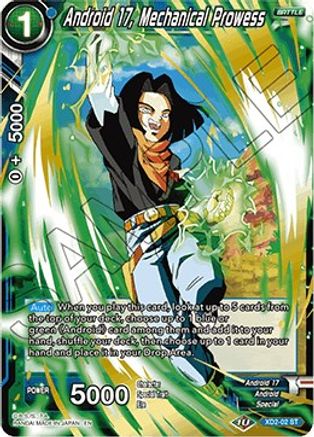 Android 17, Mechanical Prowess (XD2-02) - Malicious Machinations Foil