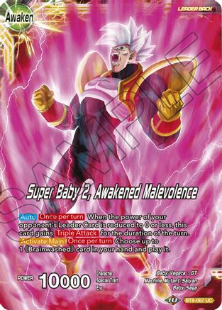 Super Baby 1 // Super Baby 2, Awakened Malevolence (BT8-067) - Malicious Machinations Foil