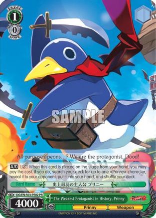 The Weakest Protagonist in History, Prinny (DG/EN-S03-PE02 PR) - Disgaea