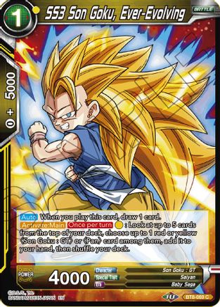 SS3 Son Goku, Ever-Evolving (BT8-069) - Malicious Machinations